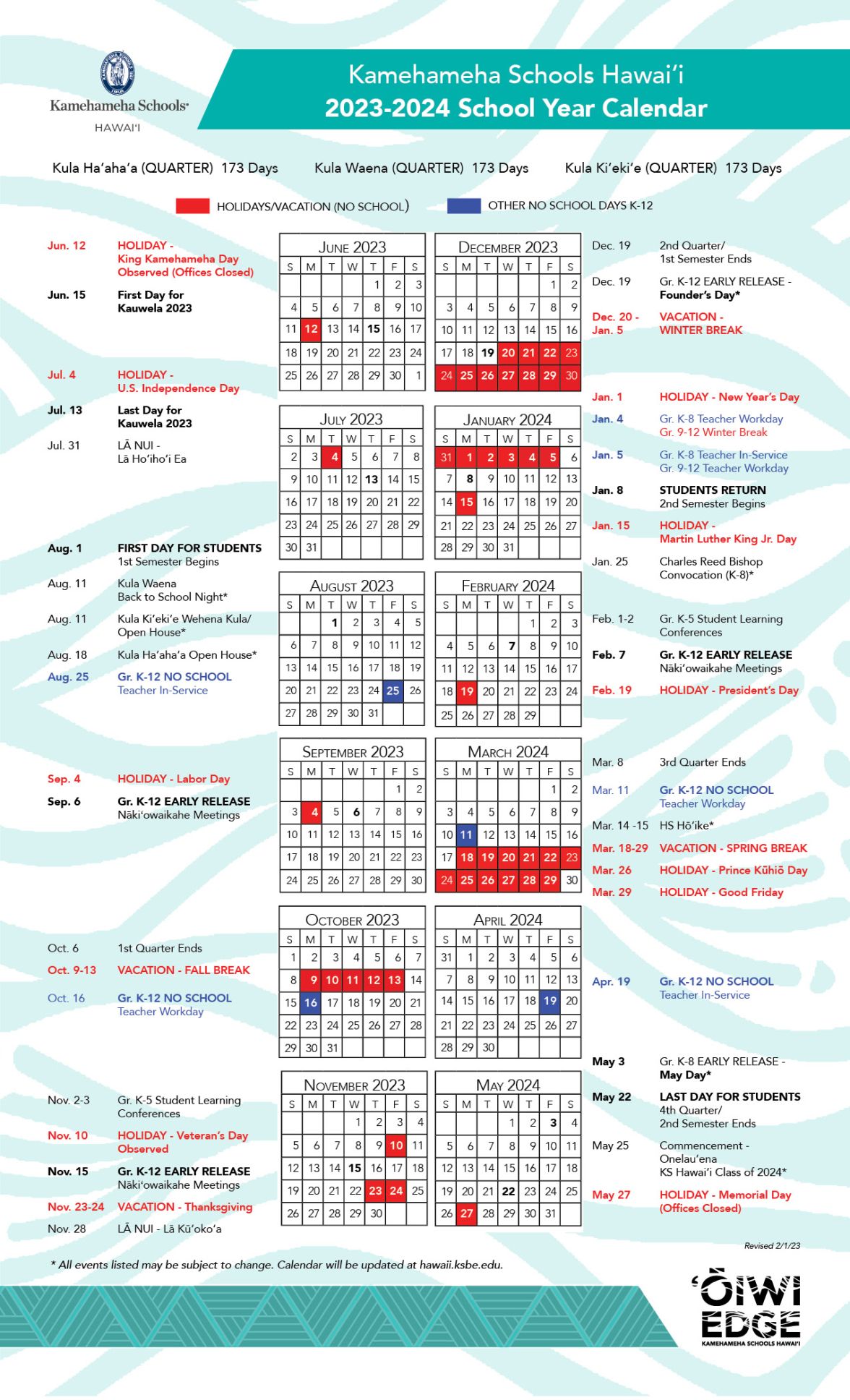 Hawaii Doe School Calendar 2024 25 Phaedra