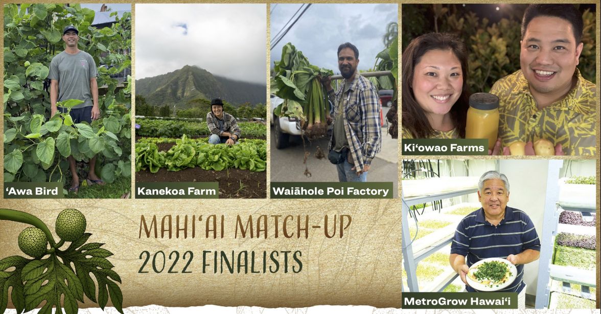 Five food system businesses advance to finals of Mahiʻai Match-Up