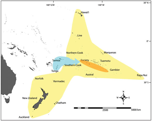 polynesian migration map